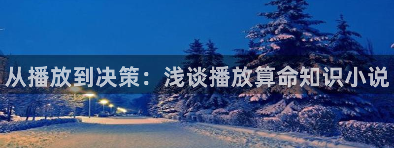 林枫与苏慕白小说趣笔阁：从播放到决策：浅谈播放算命知识小说
