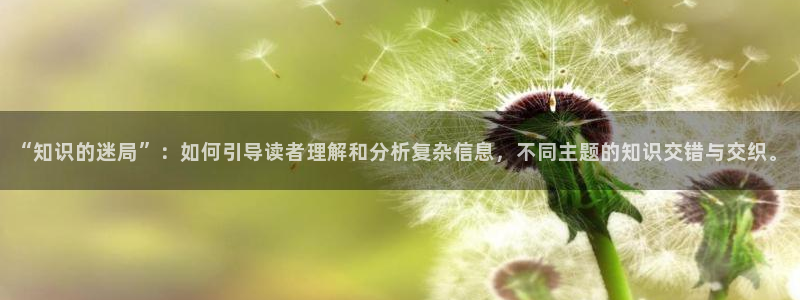 圣墟趣笔阁：“知识的迷局”：如何引导读者理解和分析复杂信息，不同主题的知识交错与交织。